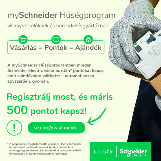 MySchneider Hűségprogram